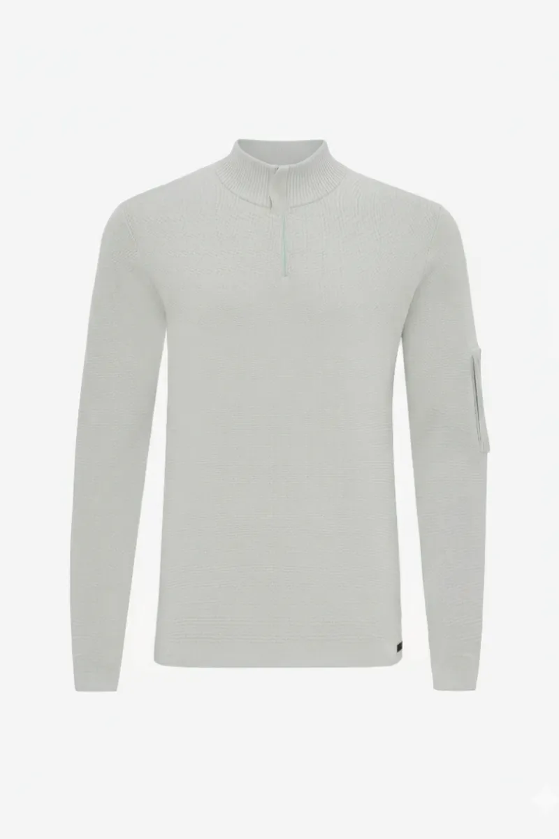 Half Zip | Lichtgroen