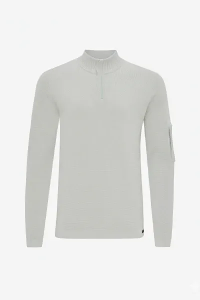 Half Zip | Lichtgroen