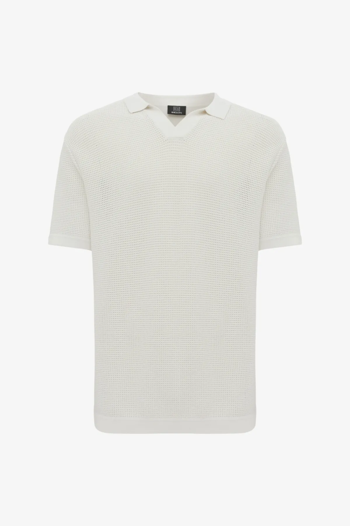 Gebreide Polo | Off white