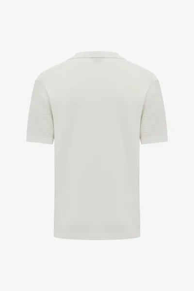 Gebreide Polo | Off white