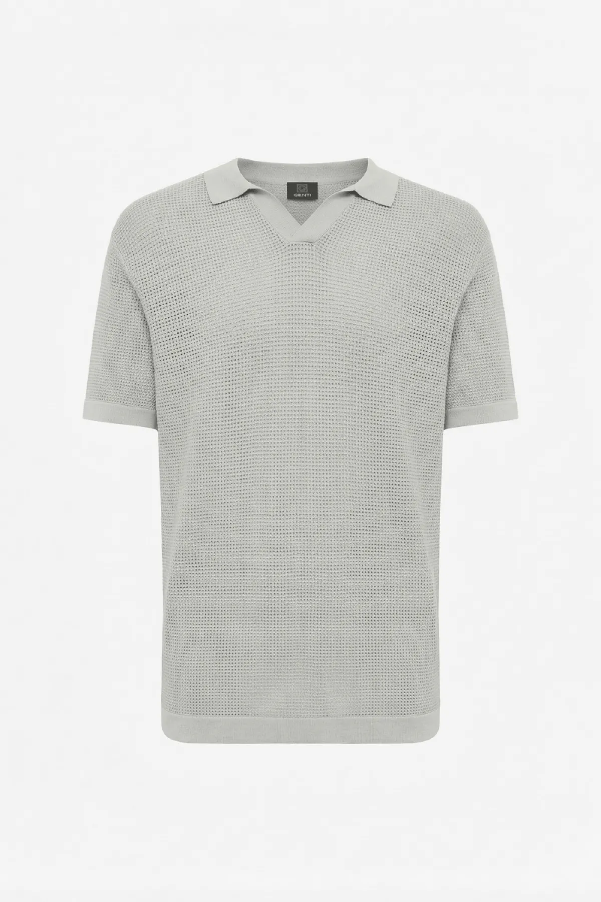 Gebreide Polo | Groen