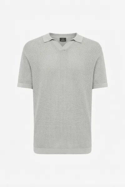 Gebreide Polo | Groen