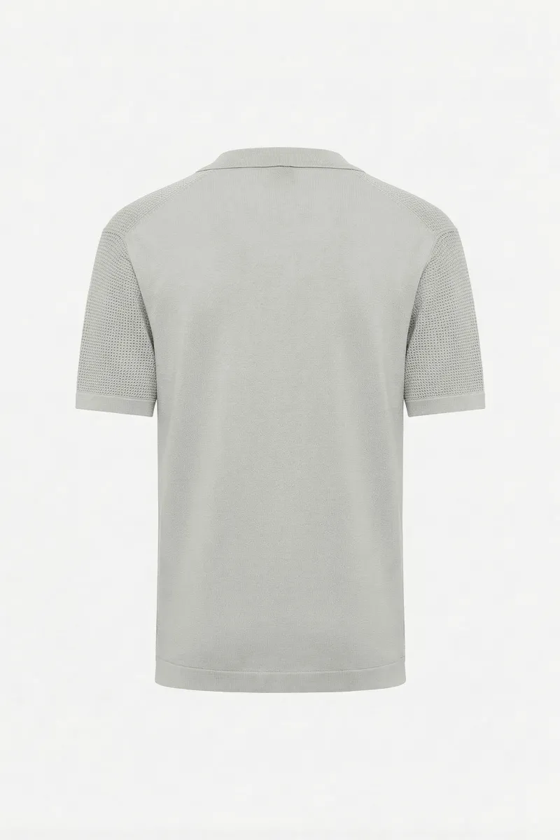 Gebreide Polo | Groen