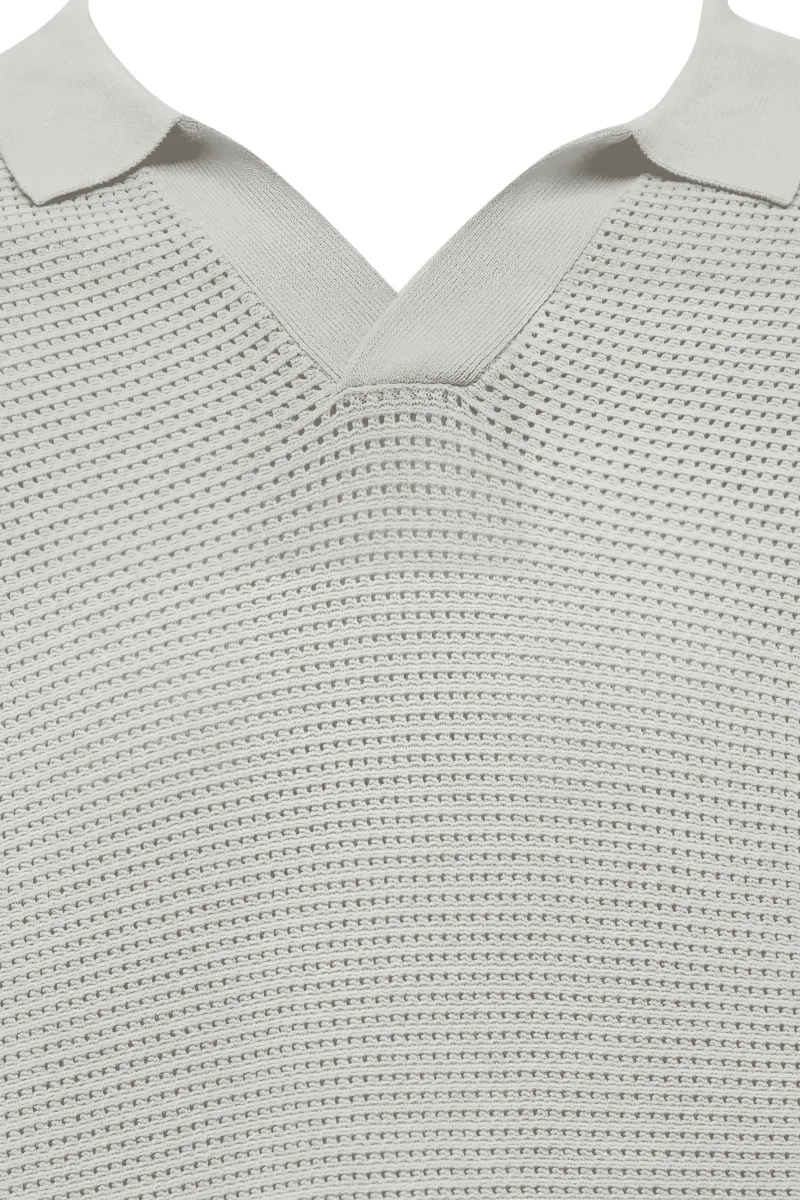 Gebreide Polo | Groen