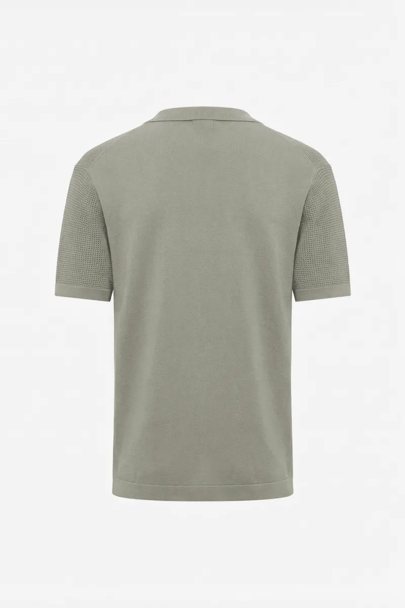 Gebreide Polo | Bruin