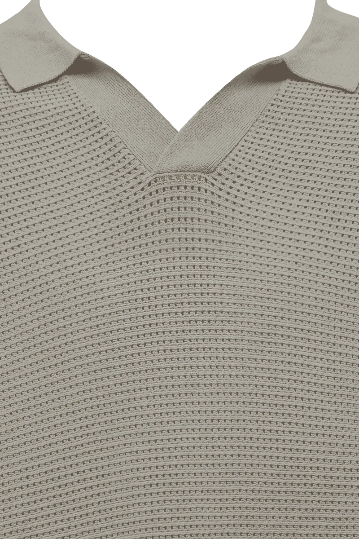 Gebreide Polo | Bruin