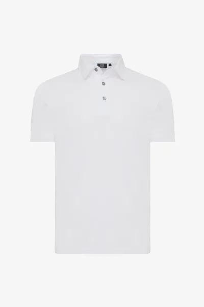Polo met 3 knopen | Wit