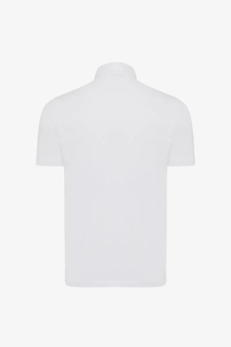 Polo met 3 knopen | Wit