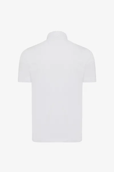 Polo met 3 knopen | Wit