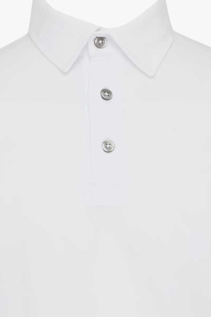 Polo met 3 knopen | Wit