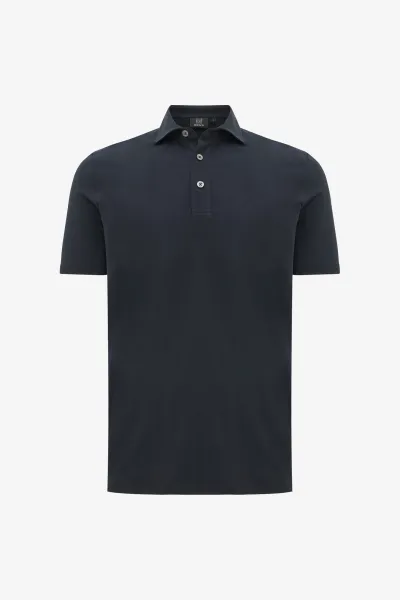 Polo met 3 knopen | Donkerblauw