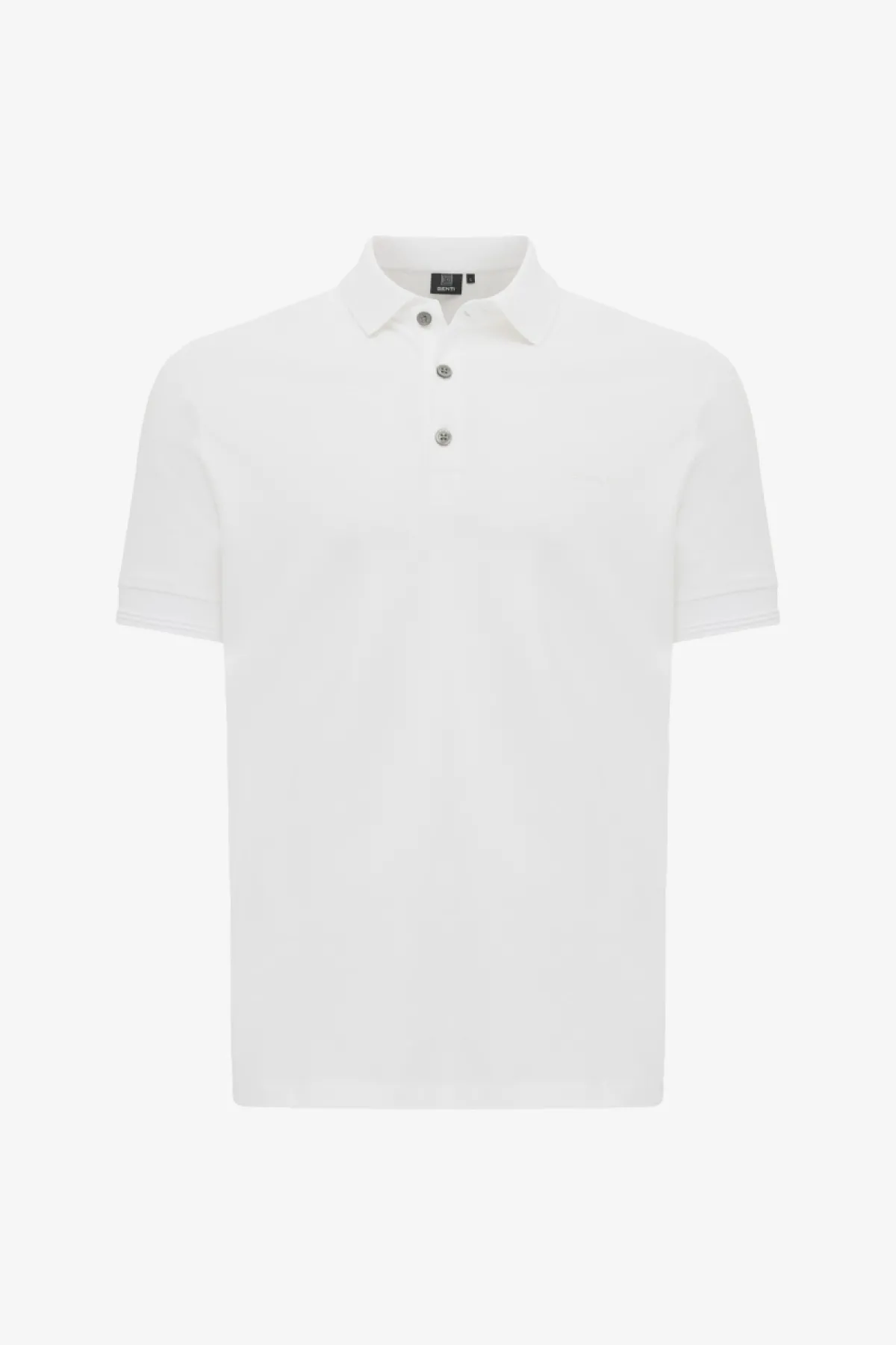 Polo met 3 knopen | Wit