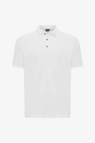 Polo met 3 knopen | Wit