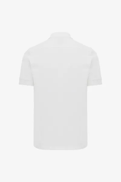 Polo met 3 knopen | Wit