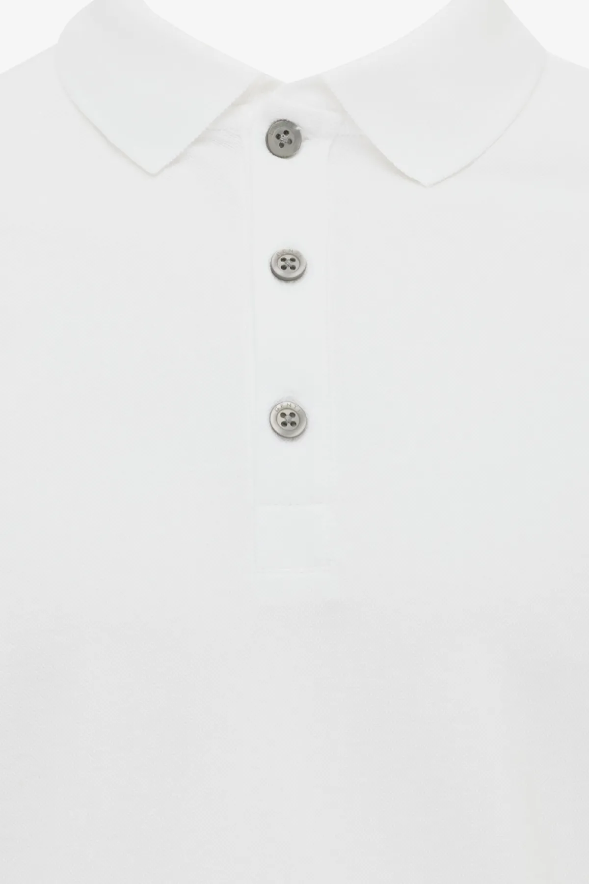 Polo met 3 knopen | Wit