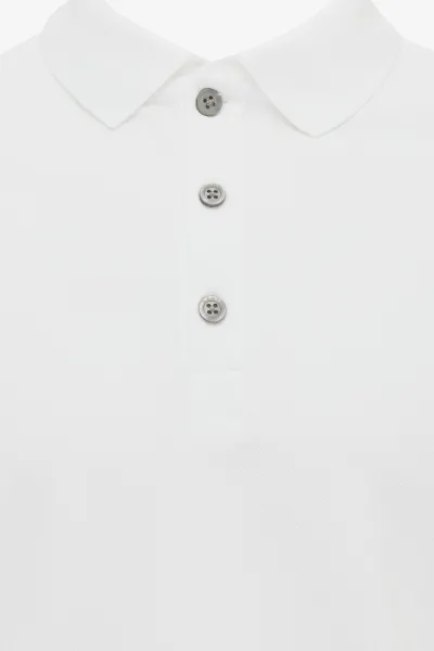 Polo met 3 knopen | Wit