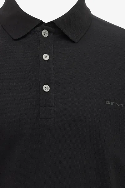 Polo met 3 knopen | Zwart