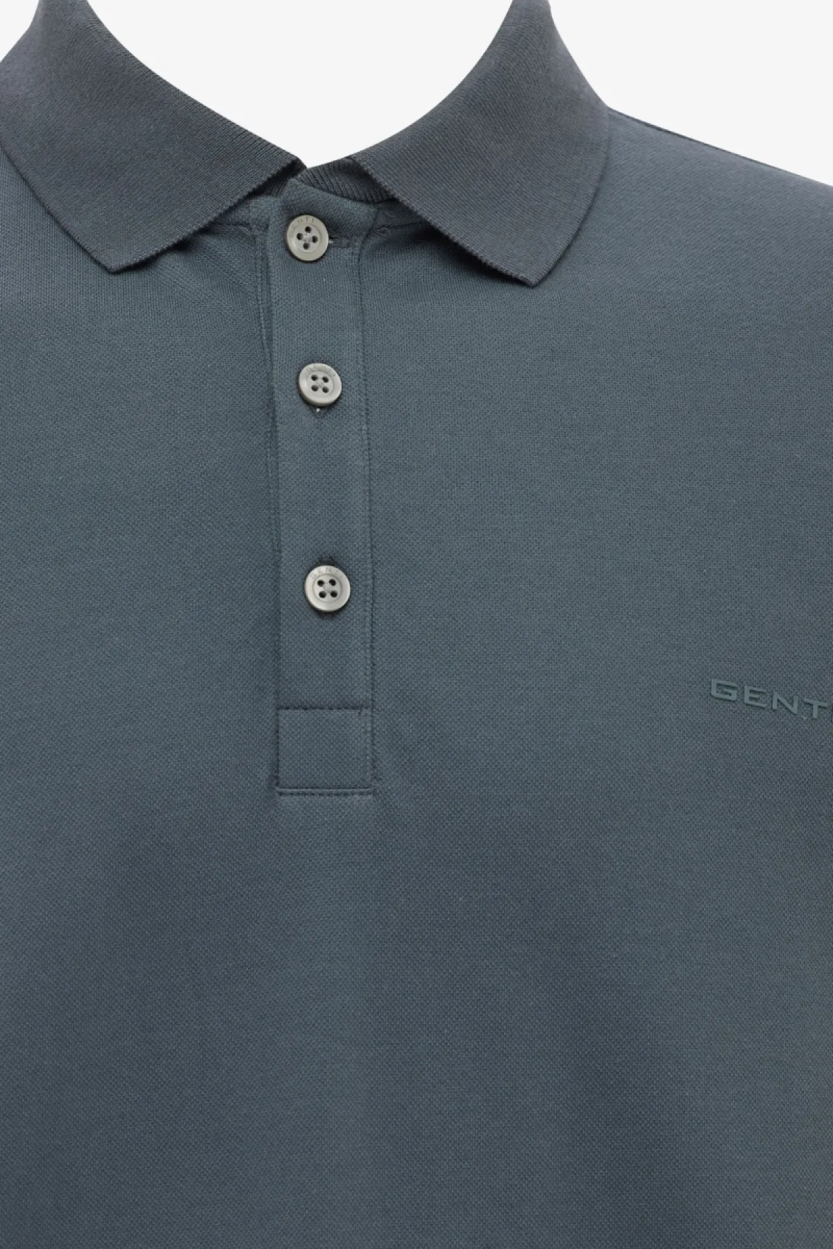 Polo met 3 knopen | Blauw