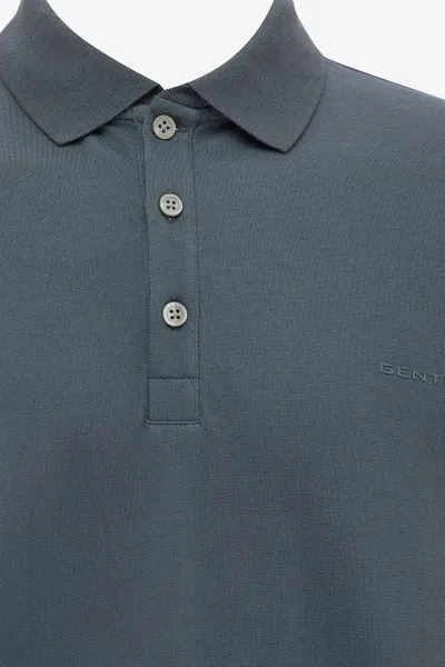 Polo met 3 knopen | Blauw