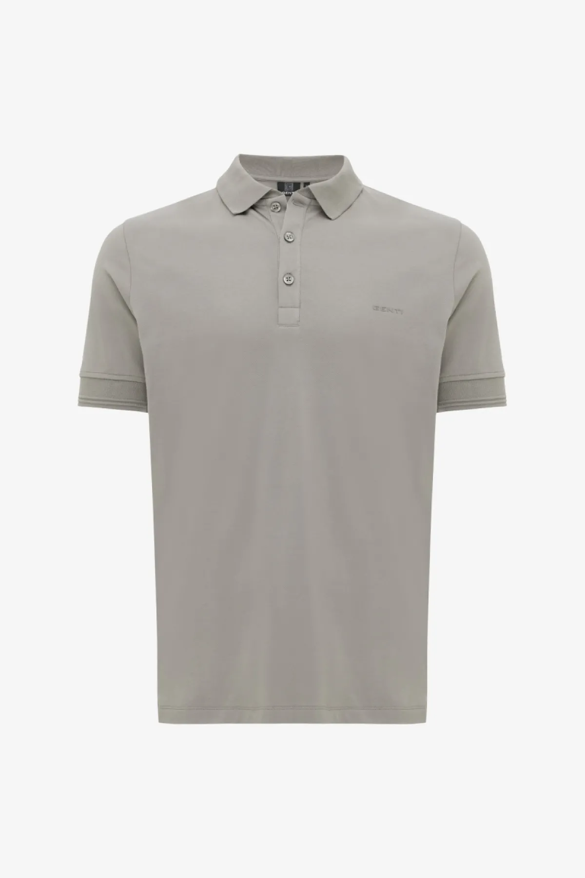 Polo met 3 knopen | Bruin