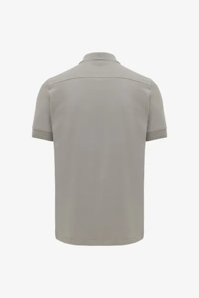 Polo met 3 knopen | Bruin