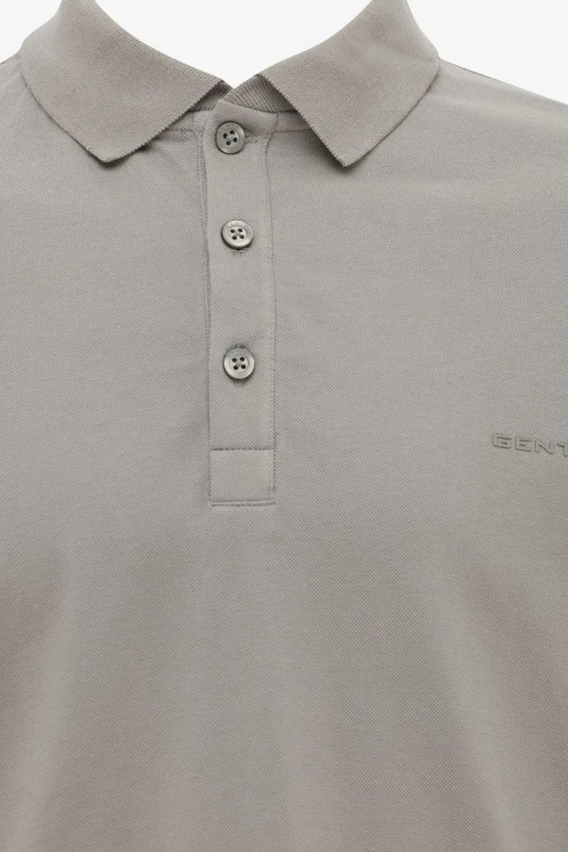 Polo met 3 knopen | Bruin