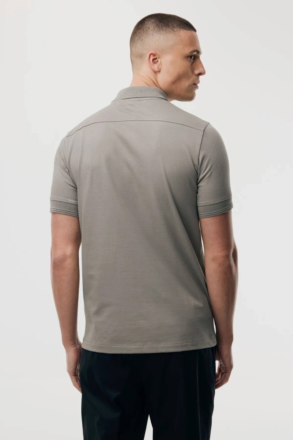 Polo met 3 knopen | Bruin