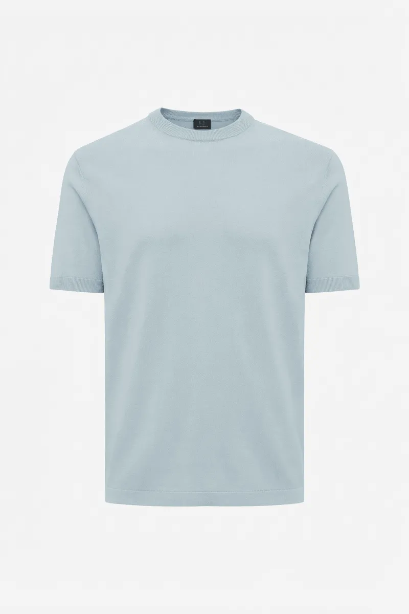 Roundneck T-shirt | Lichtblauw