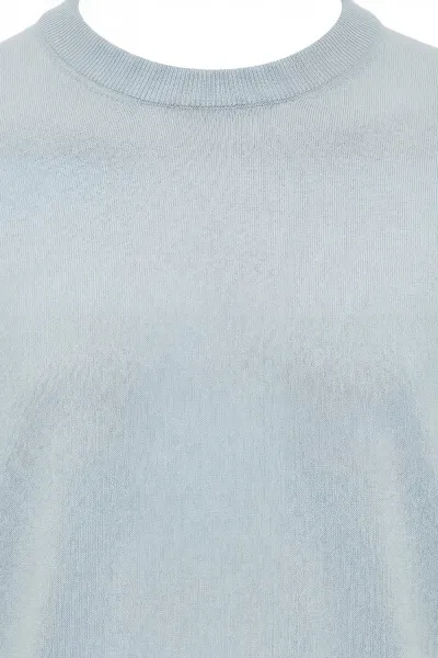 Roundneck T-shirt | Lichtblauw