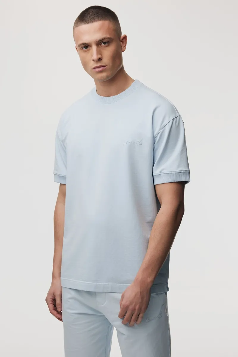 Stretch T-shirt | Lichtblauw