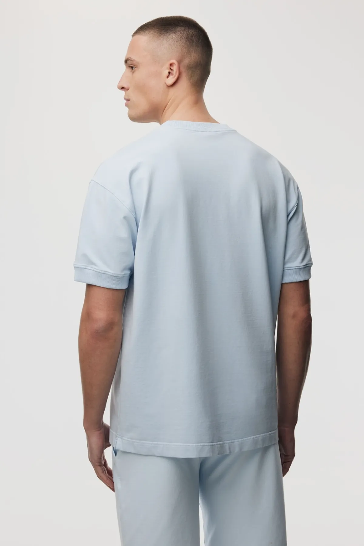 Stretch T-shirt | Lichtblauw