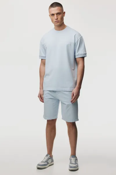 Stretch T-shirt | Lichtblauw