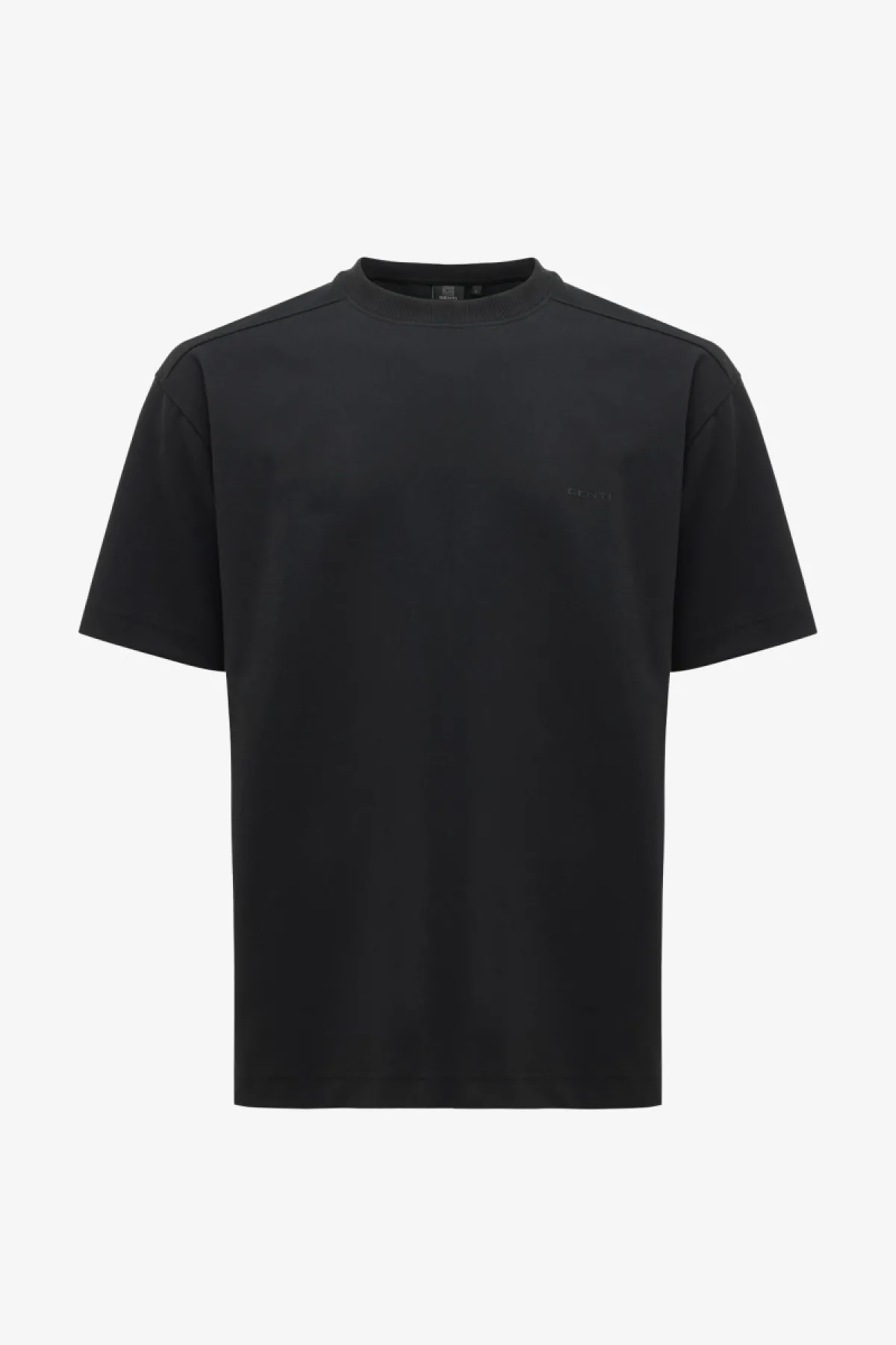 Relaxed fit T-shirt | Zwart