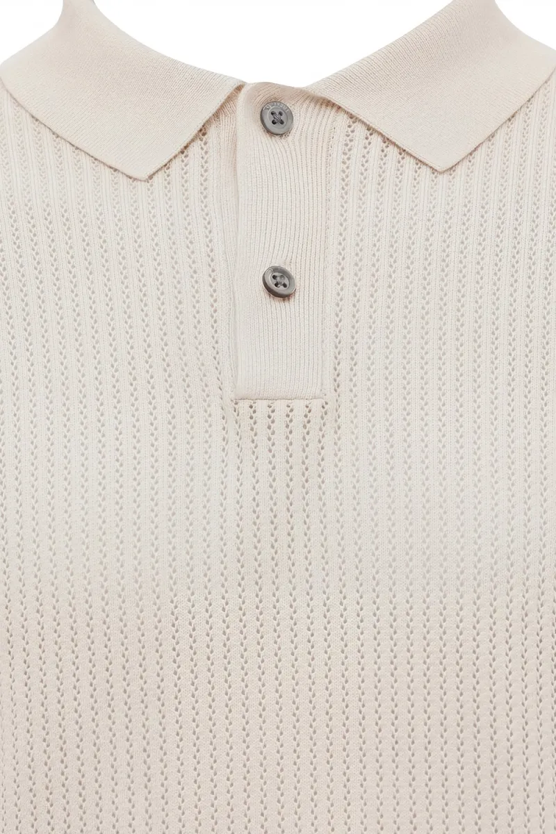 Structuur Polo | Beige