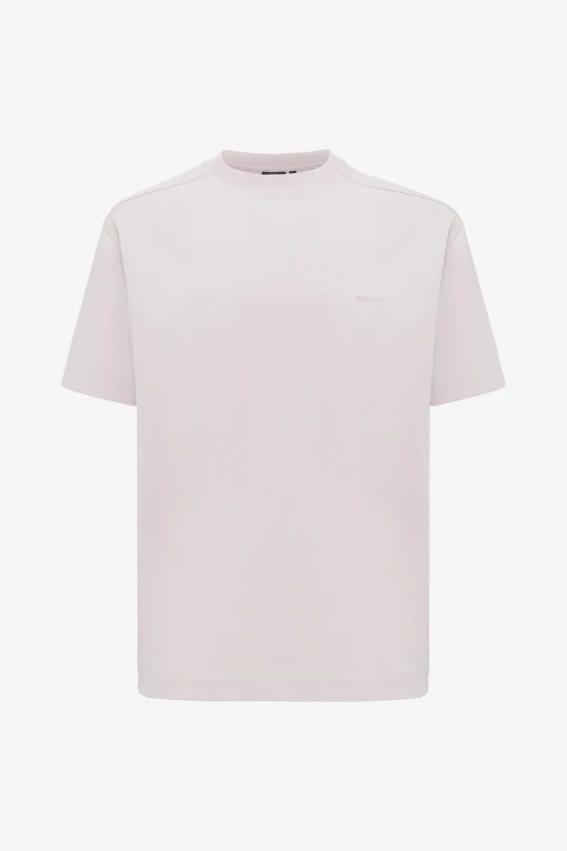 Relaxed fit T-shirt | Roze