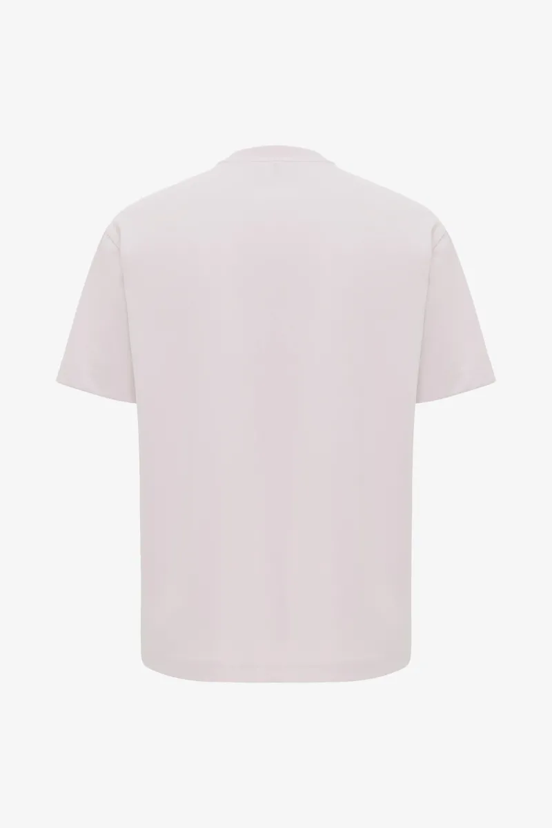 Relaxed fit T-shirt | Roze