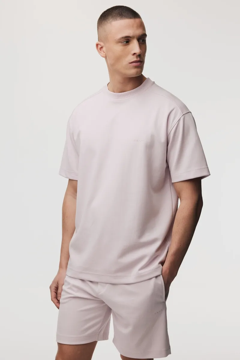Relaxed fit T-shirt | Roze