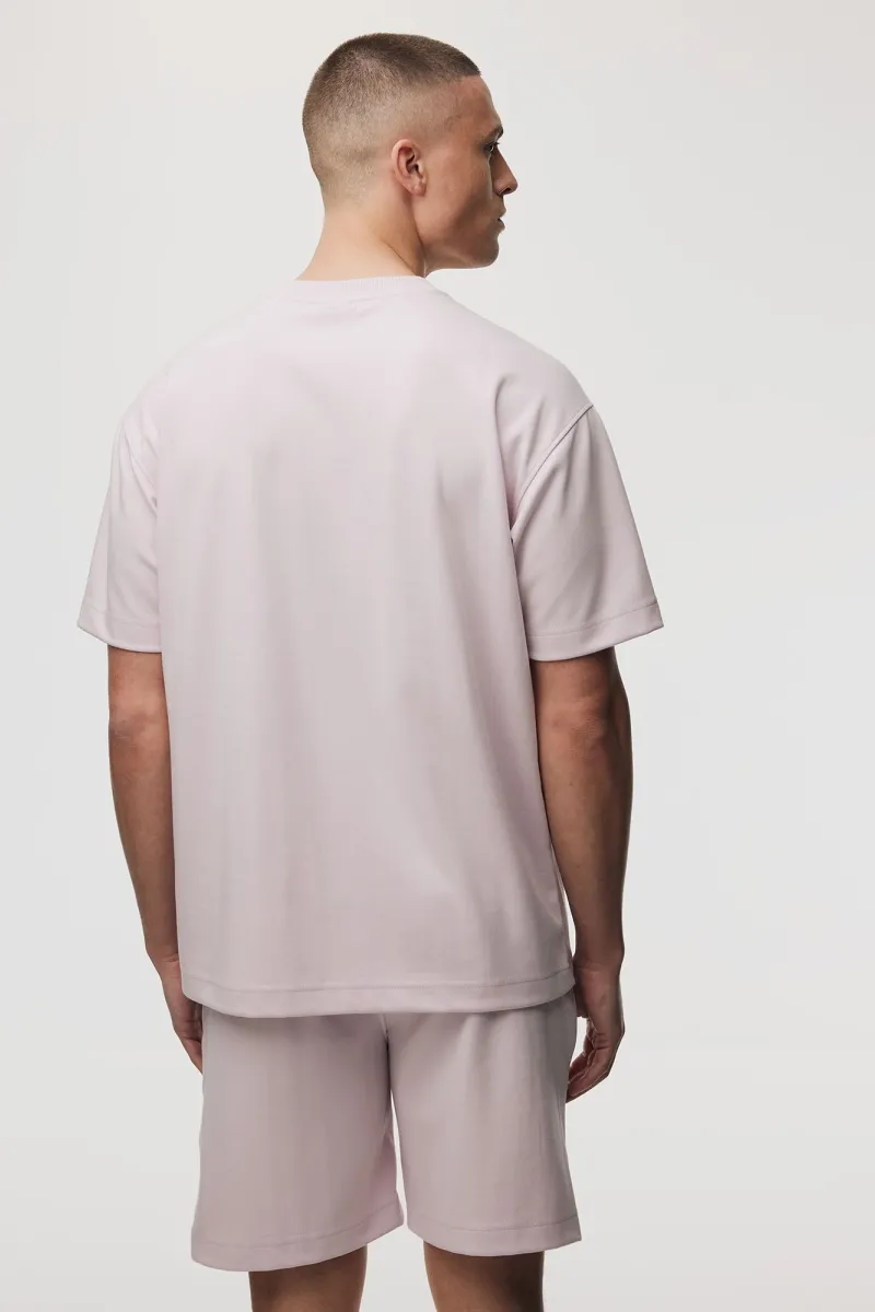 Relaxed fit T-shirt | Roze
