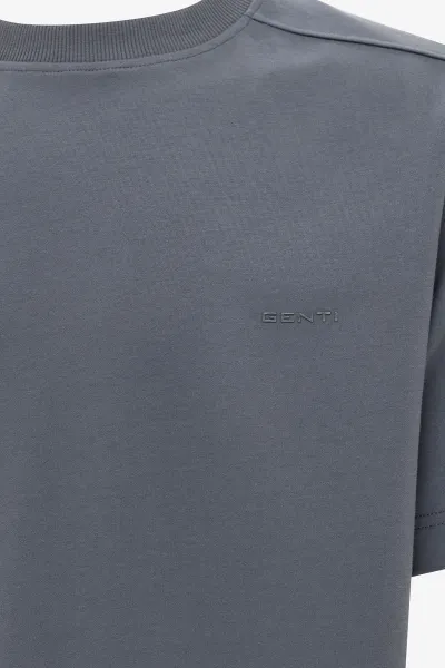 Relaxed fit T-shirt | Blauw