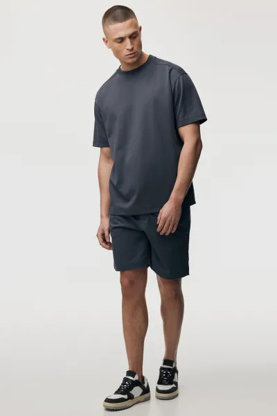 Relaxed fit T-shirt | Blauw