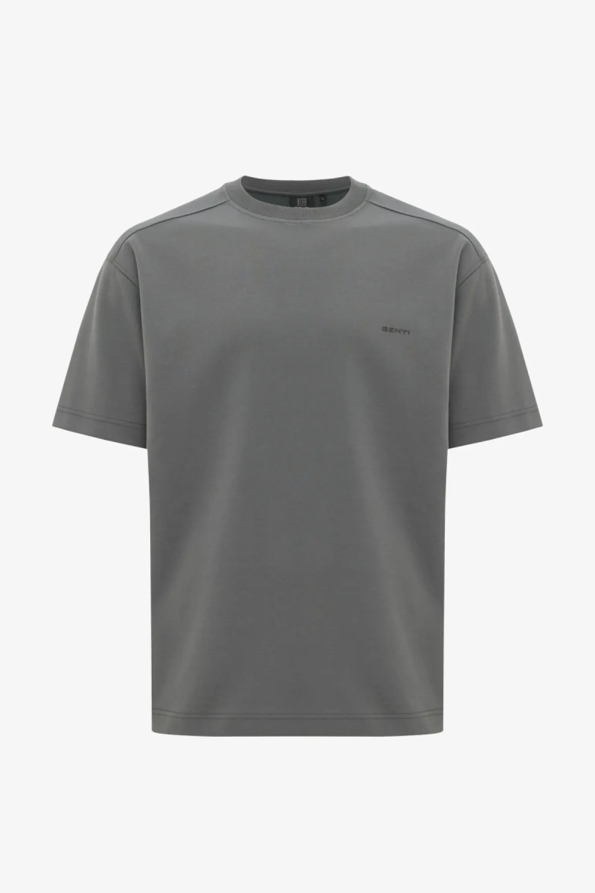 Relaxed fit T-shirt | Donkergrijs