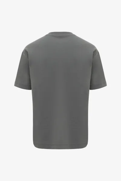 Relaxed fit T-shirt | Donkergrijs