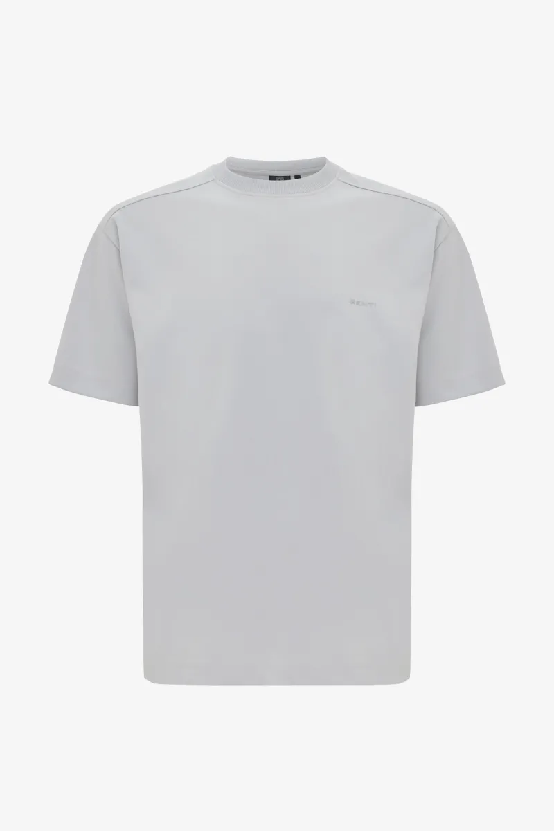 Relaxed fit T-shirt | Lichtgrijs
