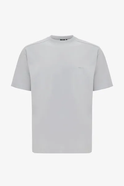 Relaxed fit T-shirt | Lichtgrijs