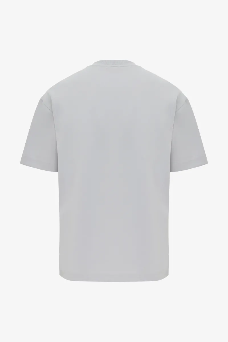 Relaxed fit T-shirt | Lichtgrijs