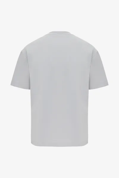 Relaxed fit T-shirt | Lichtgrijs