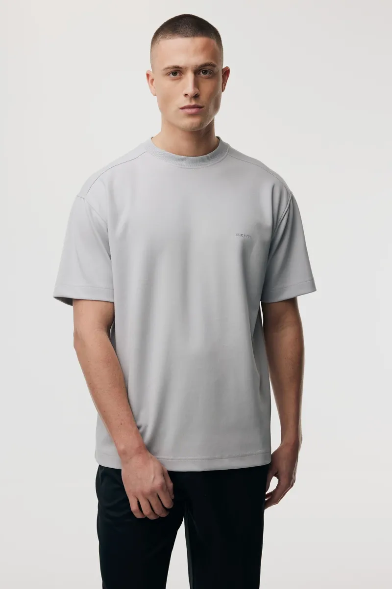 Relaxed fit T-shirt | Lichtgrijs