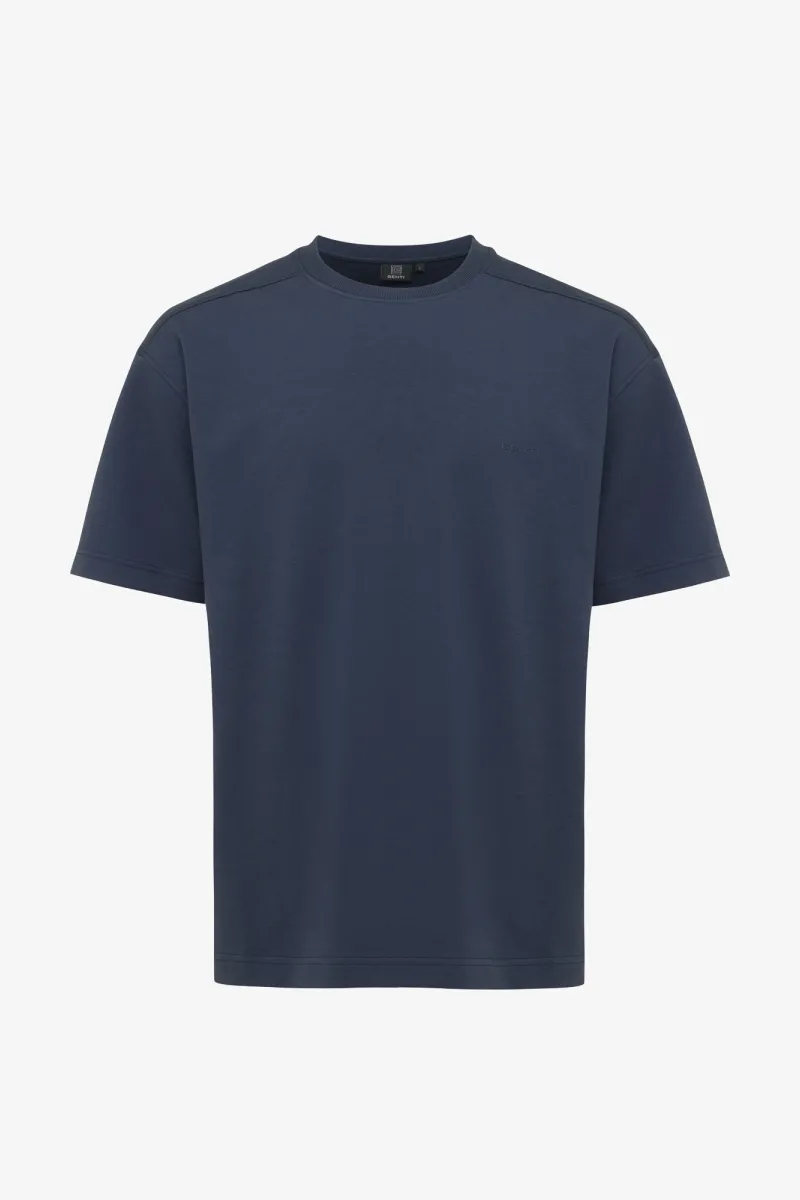 Relaxed fit T-shirt | Donkerblauw