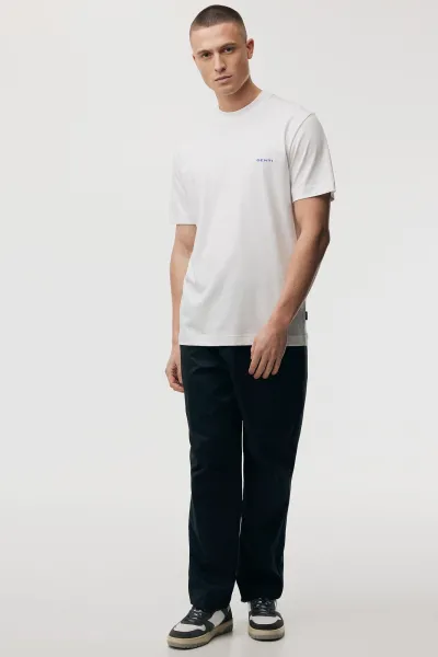 T-shirt met backprint | Wit