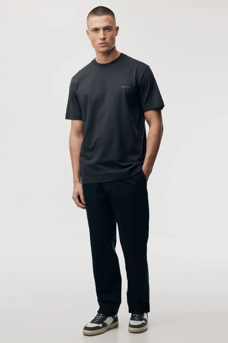 T-shirt met backprint | Grijs